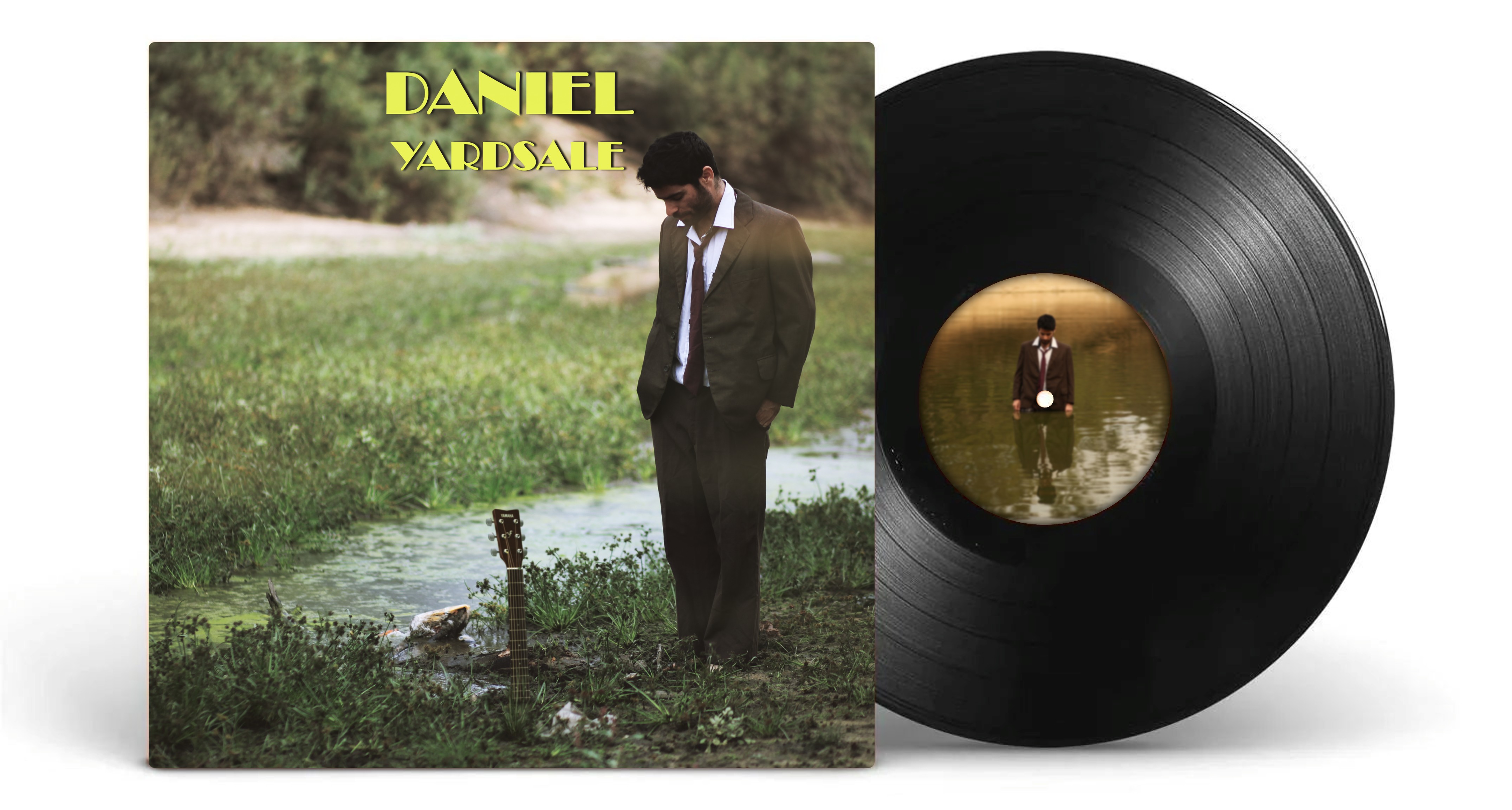 Yardsale album cover and vinyl record